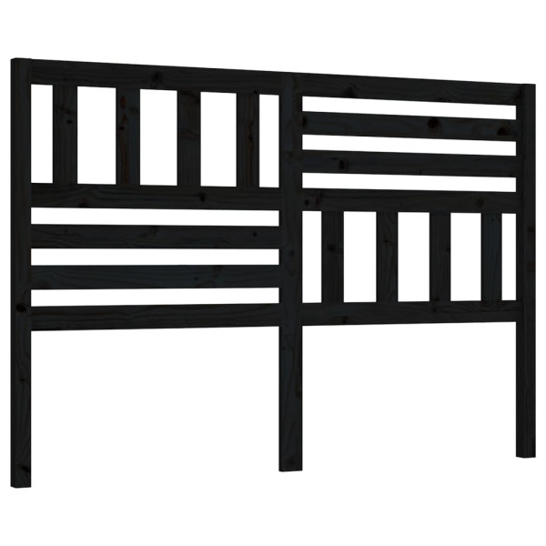 Wezgłowie łóżka Czarny 166 x 100 cm Drewno sosnowe vidaXL 497262