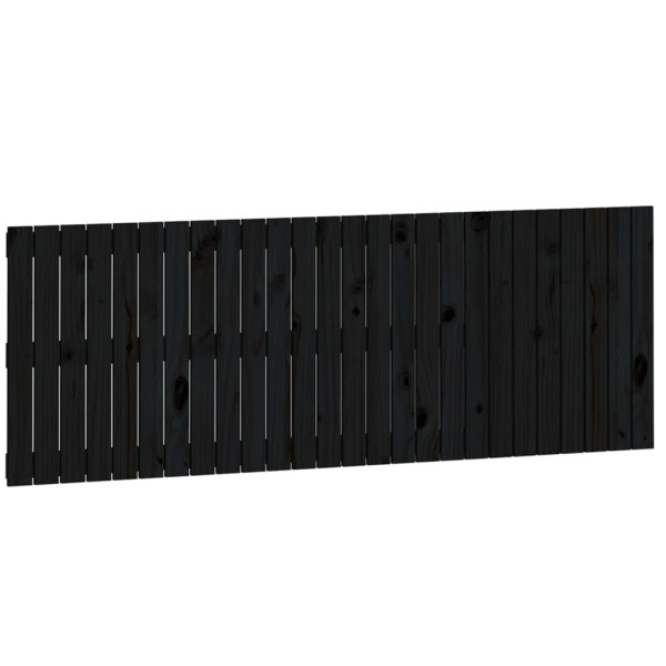 Wezgłowie łóżka Czarny 166 x 60 cm Pine Wood vidaXL 522073