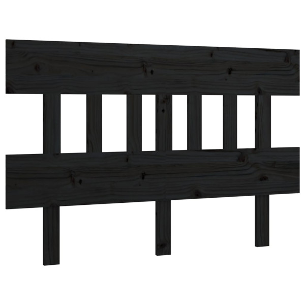 Wezgłowie łóżka Czarny 183.5 x 81 cm Drewno sosnowe vidaXL 514983