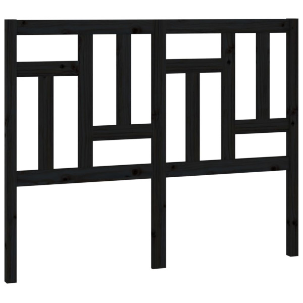 Wezgłowie łóżka Czarny 205.5 x 100 cm Drewno sosnowe vidaXL 514892