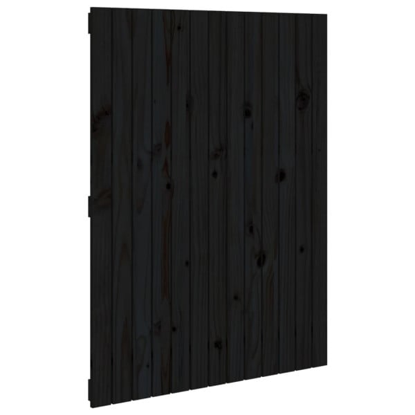 Wezgłowie łóżka Czarny 82.5 x 110 cm Drewno sosnowe vidaXL 527464