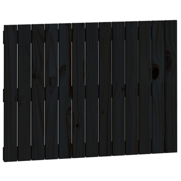 Wezgłowie łóżka Czarny 82.5 x 60 cm Pine Wood vidaXL 521076