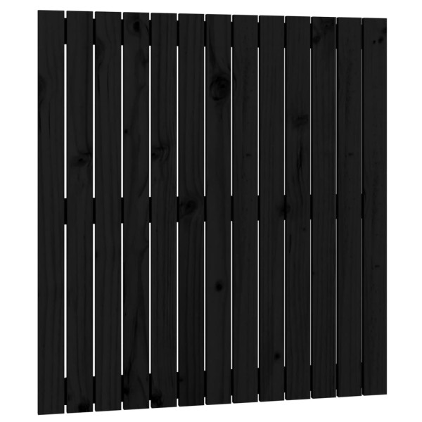 Wezgłowie łóżka Czarny 82.5 x 90 cm Pine Wood vidaXL 521793