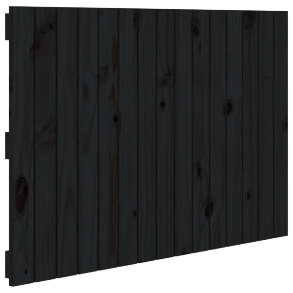 Wezgłowie łóżka Czarny 95.5 x 60 cm Pine Wood vidaXL 527578