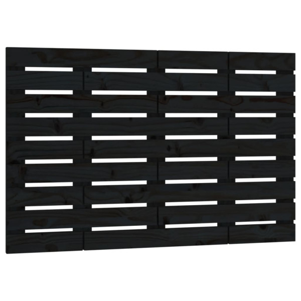 Wezgłowie łóżka Czarny 96 x 63 cm Pine Wood vidaXL 524400
