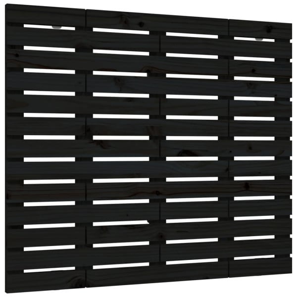 Wezgłowie łóżka Czarny 96 x 91.5 cm Pine Wood vidaXL 524402
