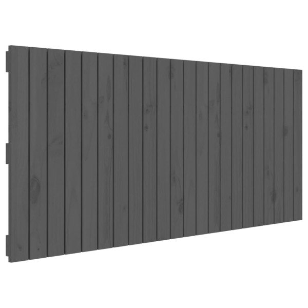 Wezgłowie łóżka Grey 140 x 60 cm Drewno sosnowe vidaXL 521886