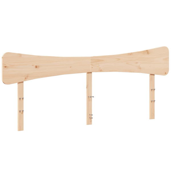 Wezgłowie łóżka Natural 200 cm Drewno sosnowe vidaXL 514001