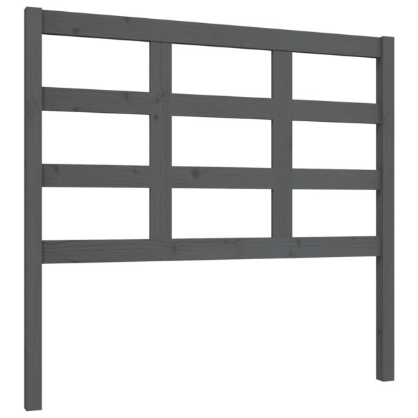 Wezgłowie łóżka Szary 105.5 x 100 cm Drewno sosnowe vidaXL 514050