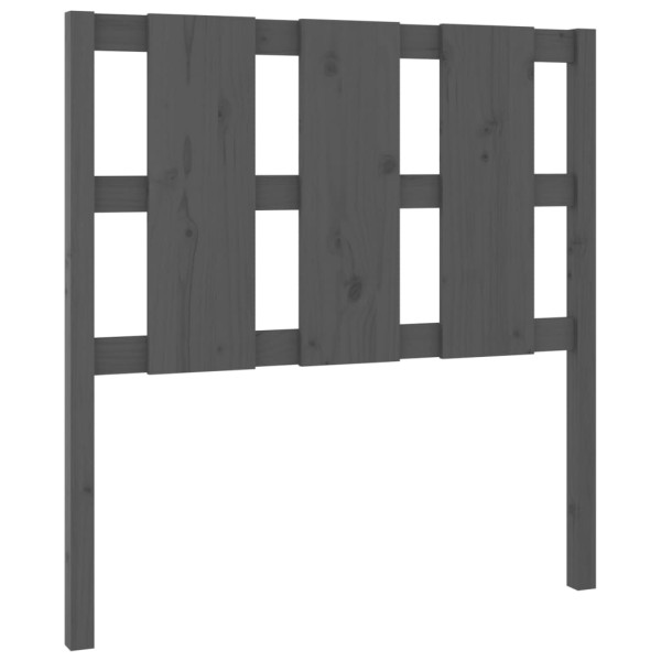 Wezgłowie łóżka Szary 105.5 x 100 cm Drewno sosnowe vidaXL 514175