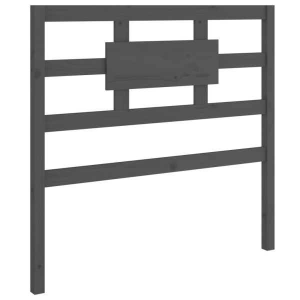 Wezgłowie łóżka Szary 105.5 x 100 cm Drewno sosnowe vidaXL 514797