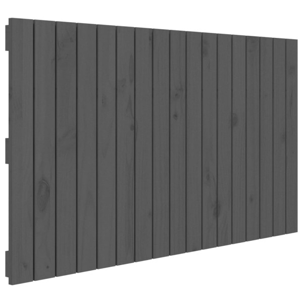 Wezgłowie łóżka Szary 108 x 60 cm Pine Wood vidaXL 523277