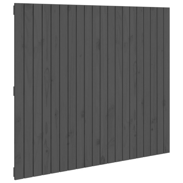 Wezgłowie łóżka Szary 127.5 x 110 cm Pine Wood vidaXL 521810