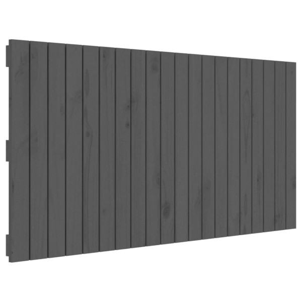 Wezgłowie łóżka Szary 127.5 x 60 cm Pine Wood vidaXL 527614