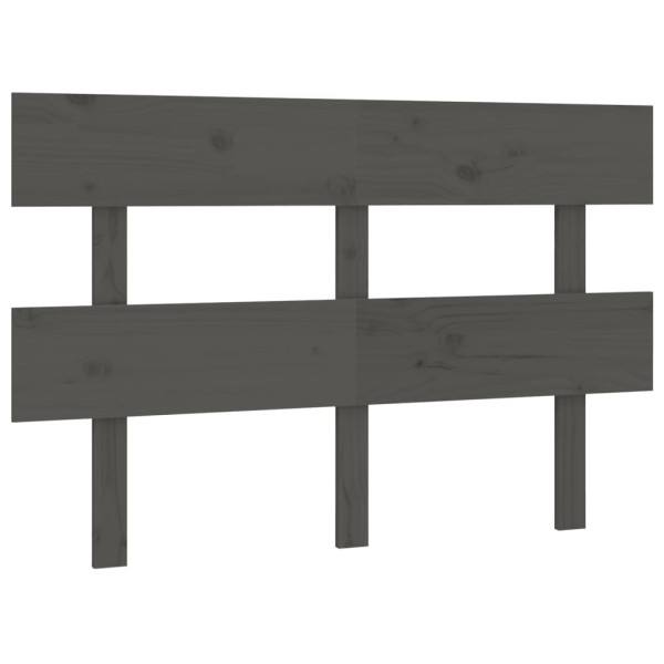 Wezgłowie łóżka Szary 138 x 81 cm Pine Wood vidaXL 514790