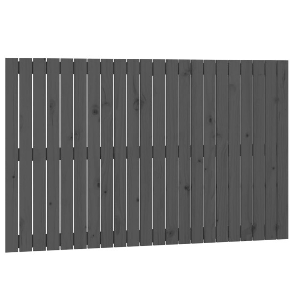 Wezgłowie łóżka Szary 140 x 90 cm Drewno sosnowe vidaXL 522030