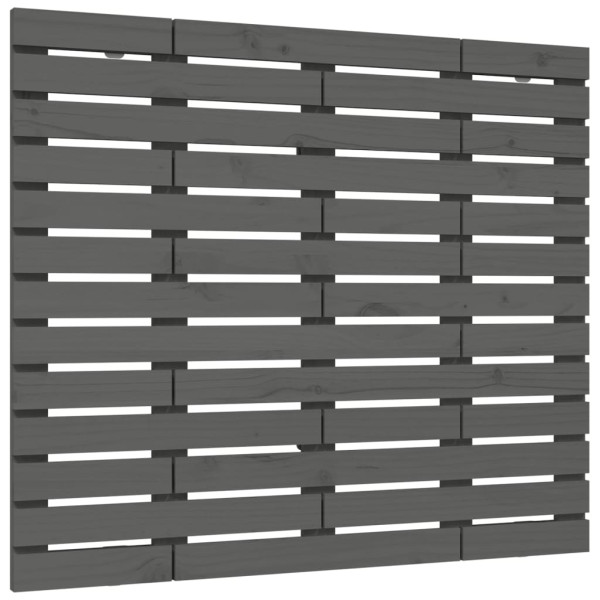 Wezgłowie łóżka Szary 141 x 91.5 cm Pine Wood vidaXL 527429