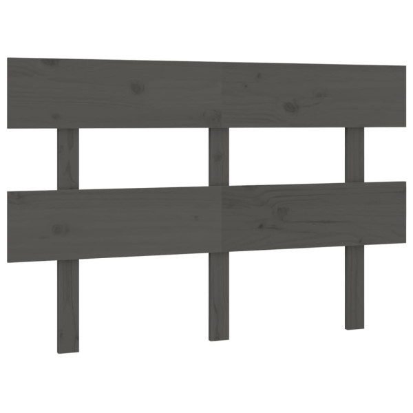 Wezgłowie łóżka Szary 144 x 81 cm Drewno sosnowe vidaXL 515245