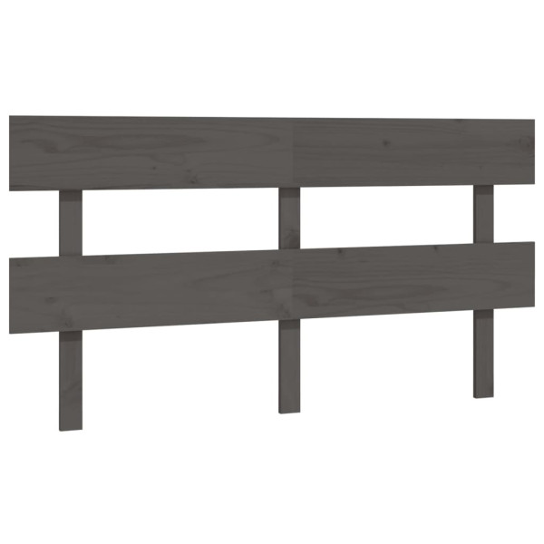 Wezgłowie łóżka Szary 154 x 81 cm Pine Wood vidaXL 515140