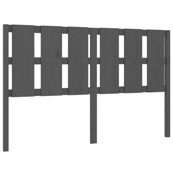 Wezgłowie łóżka Szary 155.5 x 100 cm Drewno sosnowe vidaXL 513992