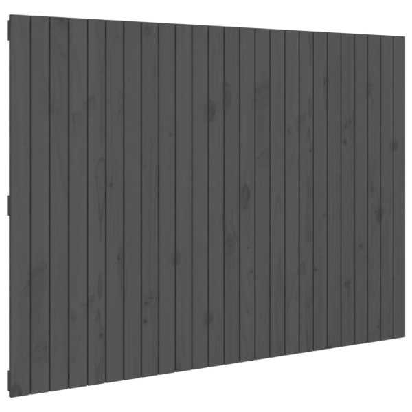 Wezgłowie łóżka Szary 159.5 x 110 cm Drewno sosnowe vidaXL 527486