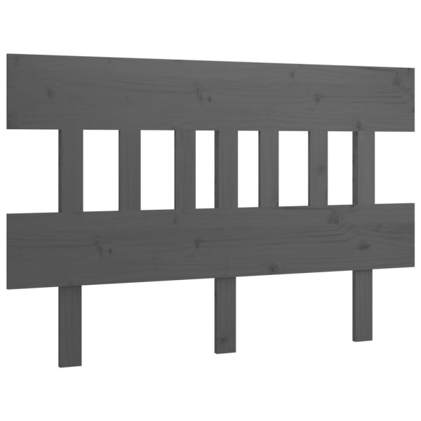 Wezgłowie łóżka Szary 163.5 x 81 cm Pine Wood vidaXL 514992