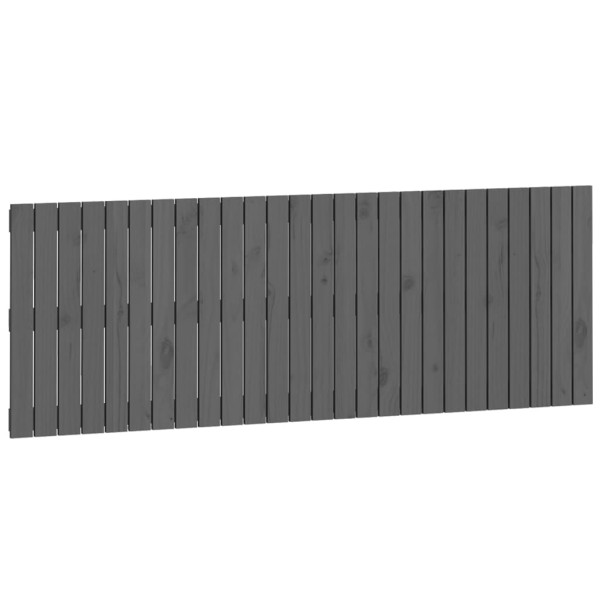 Wezgłowie łóżka Szary 166 x 60 cm Pine Wood vidaXL 521846