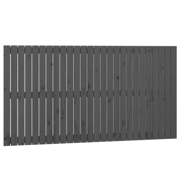 Wezgłowie łóżka Szary 166 x 90 cm Pine Wood vidaXL 522142