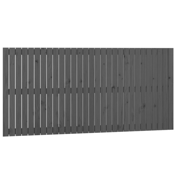 Wezgłowie łóżka Szary 185 x 90 cm Pine Wood vidaXL 527625