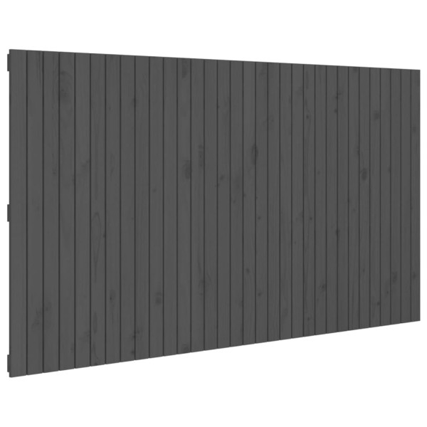 Wezgłowie łóżka Szary 204 x 110 cm Pine Wood vidaXL 522023
