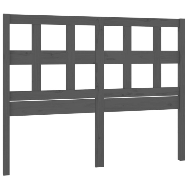 Wezgłowie łóżka Szary 205.5 x 100 cm Drewno sosnowe vidaXL 514966