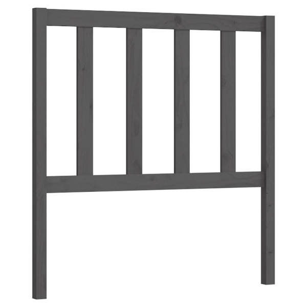 Wezgłowie łóżka Szary 81 x 100 cm Pine Wood vidaXL 514039