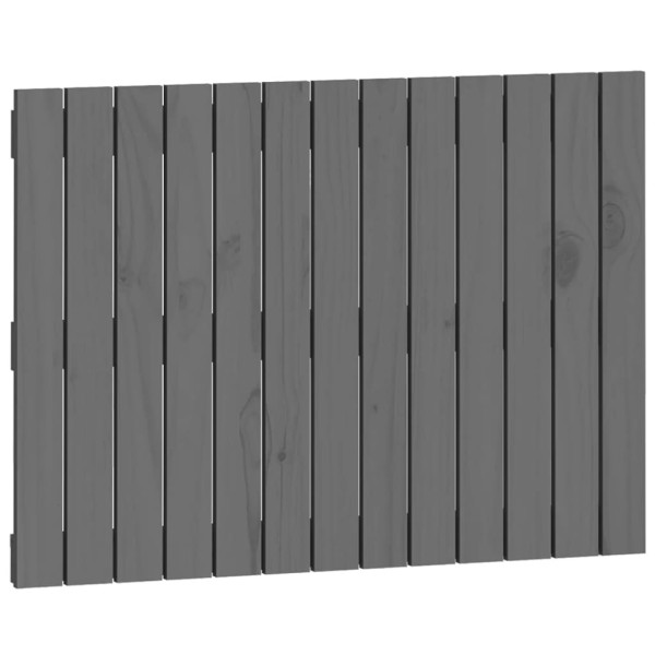 Wezgłowie łóżka Szary 82.5 x 60 cm Pine Wood vidaXL 527612