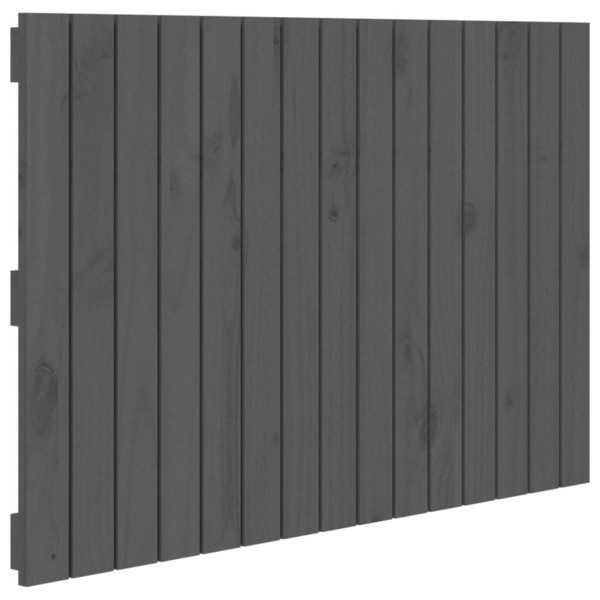 Wezgłowie łóżka Szary 95.5 x 60 cm Pine Wood vidaXL 527499
