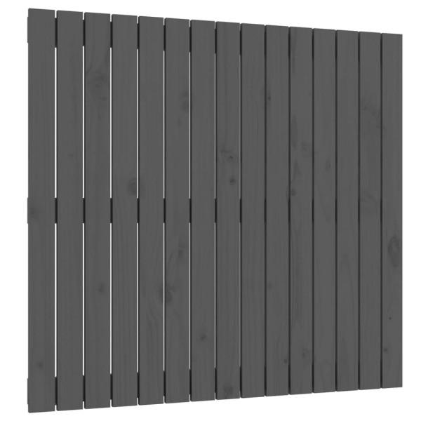 Wezgłowie łóżka Szary 95.5 x 90 cm Pine Wood vidaXL 527552