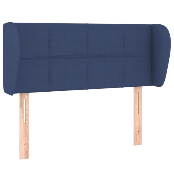 Wezgłowie Niebieski 103 x 23 x 78/88 cm Tkanina vidaXL 532995