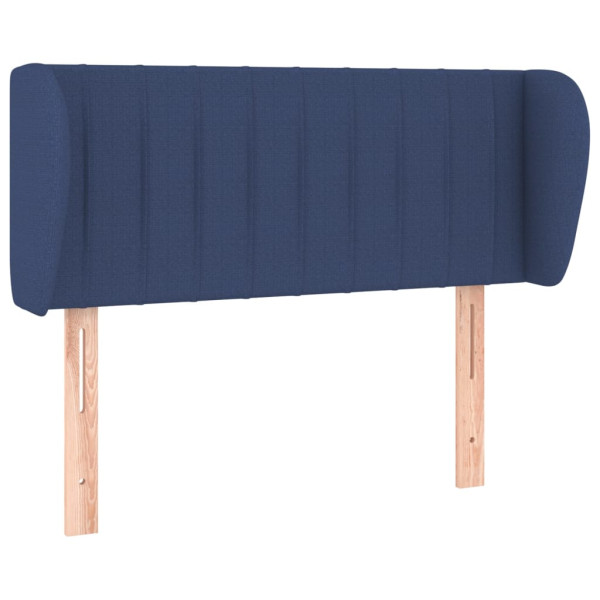 Wezgłowie Niebieski 103 x 23 x 78/88 cm Tkanina vidaXL 497342
