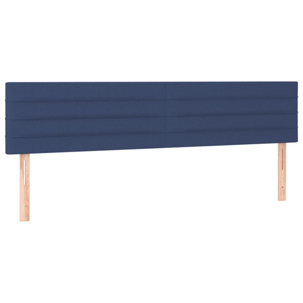 Wezgłowie Niebieski 180 x 5 x 78/88 cm Tkanina vidaXL 535036