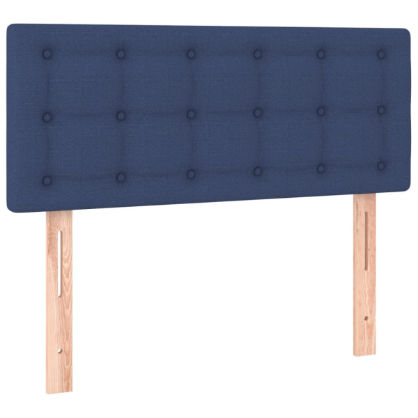 Wezgłowie Niebieski 80 cm Tkanina Low vidaXL 379897