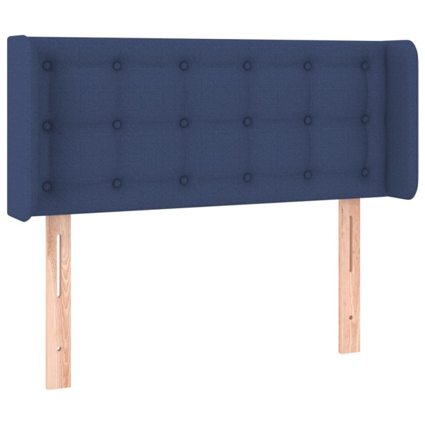 Wezgłowie Niebieski 83 x 16 x 78/88 cm Tkanina vidaXL 523355