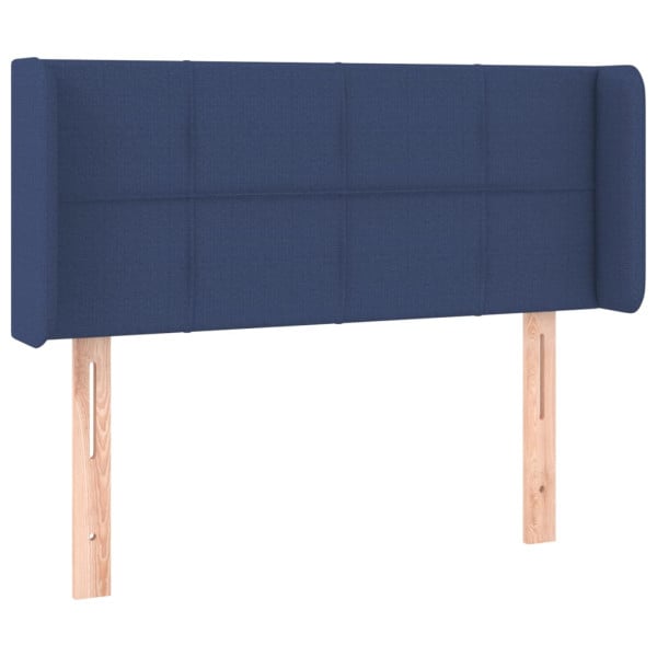 Wezgłowie Niebieski 83 x 16 x 78/88 cm Tkanina vidaXL 533297