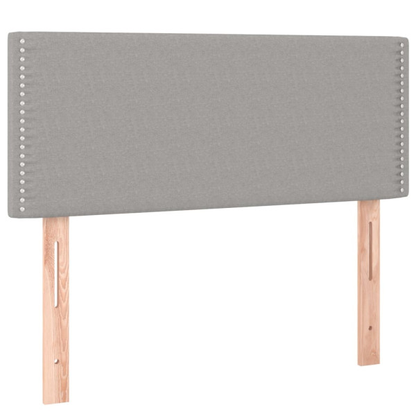 Wezgłowie Szary 100 cm Tkanina Niski vidaXL 138369