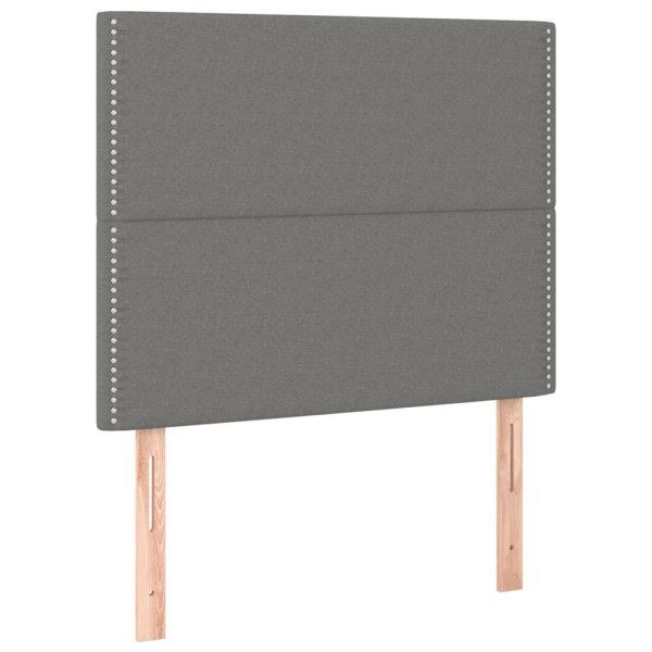Wezgłowie Szary 100 cm Tkanina Wysoki vidaXL 380105