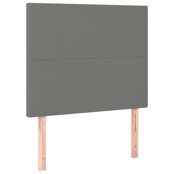 Wezgłowie Szary 100 x 5 x 118/128 cm Tkanina vidaXL 517487