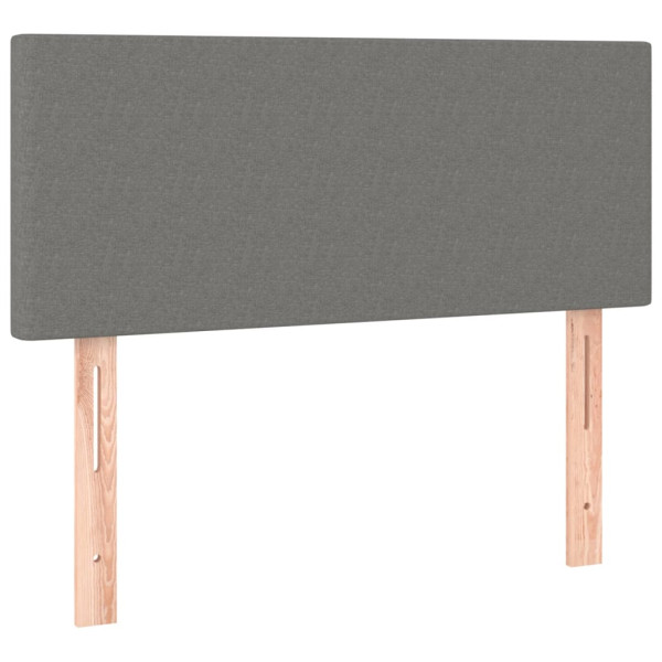 Wezgłowie Szary 100 x 5 x 78/88 cm Tkanina vidaXL 535049