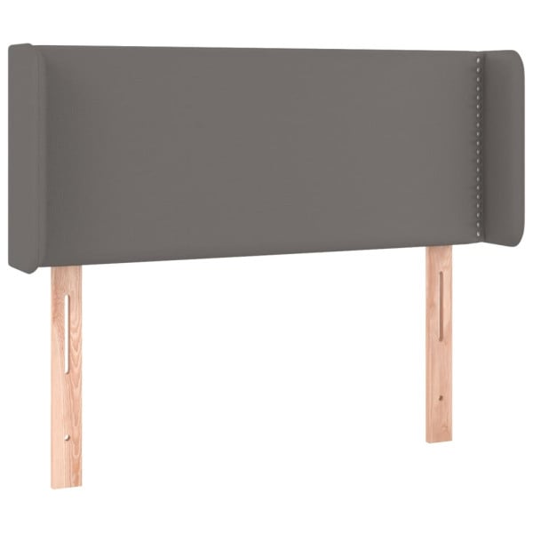 Wezgłowie Szary 103 x 16 x 78/88 cm Sztuczna skóra vidaXL 533161