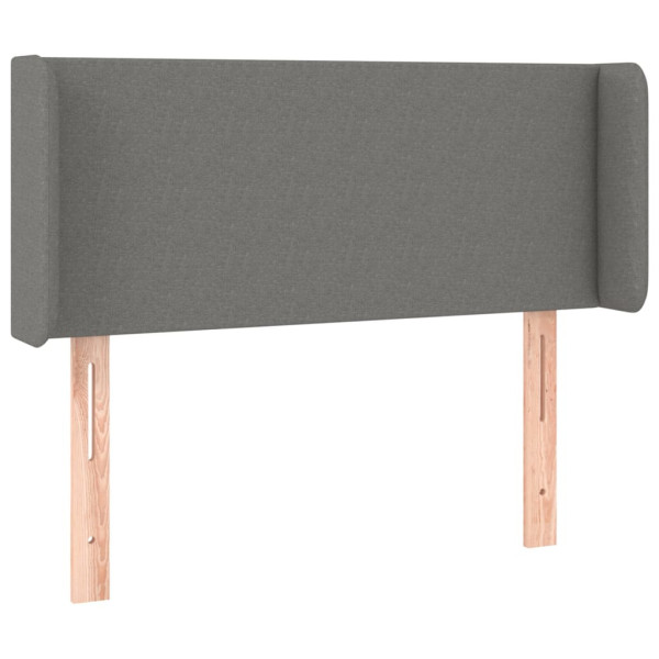 Wezgłowie Szary 103 x 16 x 78/88 cm Tkanina vidaXL 532736