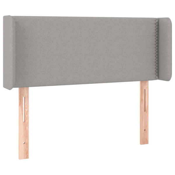 Wezgłowie Szary 103 x 16 x 78/88 cm Tkanina vidaXL 533544