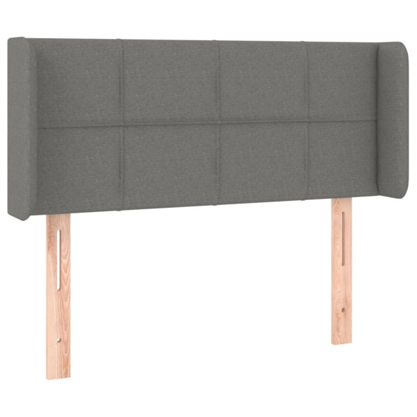 Wezgłowie Szary 103 x 16 x 78/88 cm Tkanina vidaXL 522084