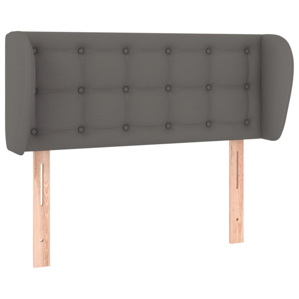 Wezgłowie Szary 103 x 23 x 78/88 cm Sztuczna skóra vidaXL 532921